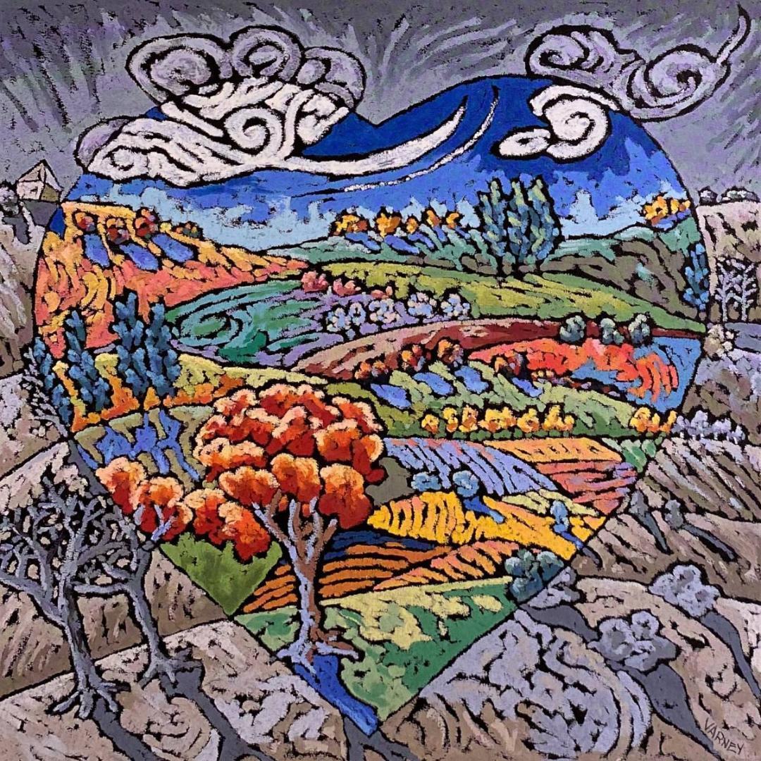 ブレットヴァ―二―、【安らぎ】、希少な額装用画集より、新品額装付