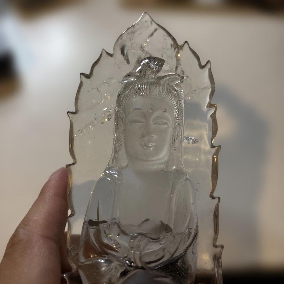 最近金運がやばい！すんごい慈悲！天然水晶の観音様(京都)！すんごい優しいパワー！
