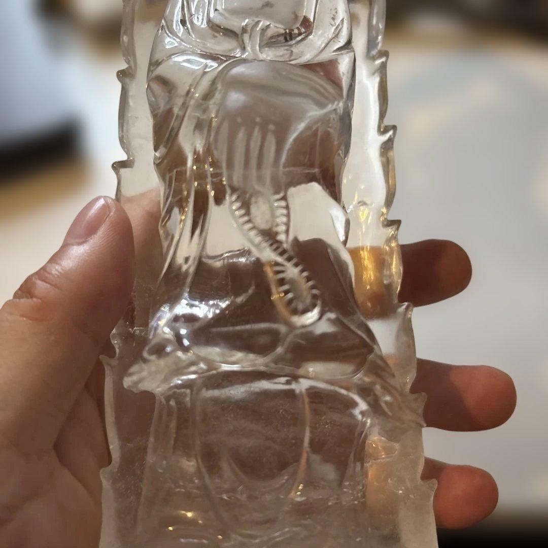 最近金運がやばい！すんごい慈悲！天然水晶の観音様(京都)！すんごい優しいパワー！