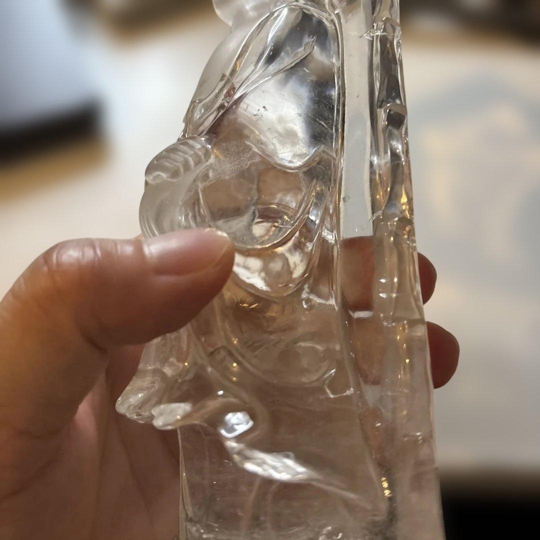 最近金運がやばい！すんごい慈悲！天然水晶の観音様(京都)！すんごい優しいパワー！