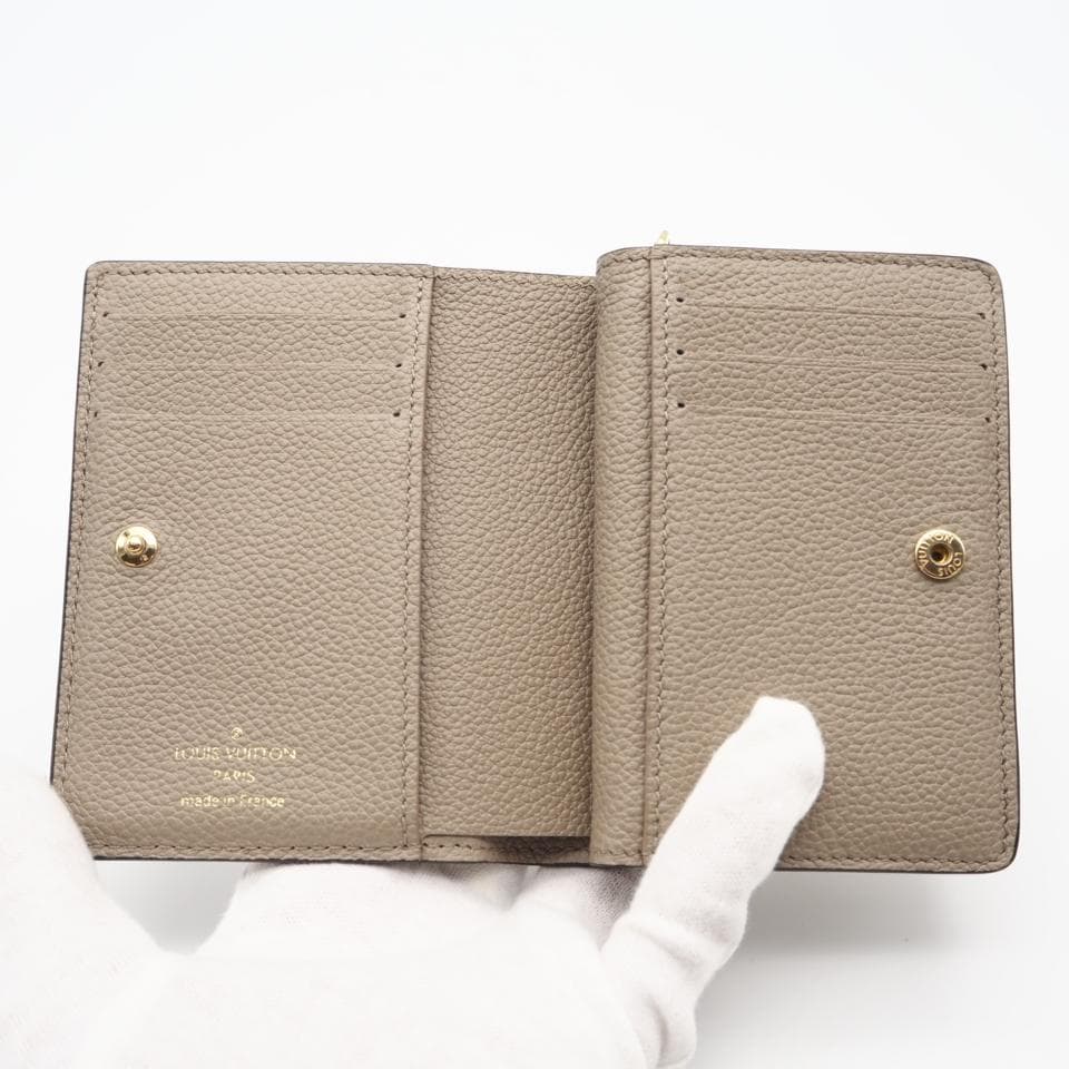 LOUIS VUITTON 二つ折り財布 バイカラー ポルトフォイユ クレア 美