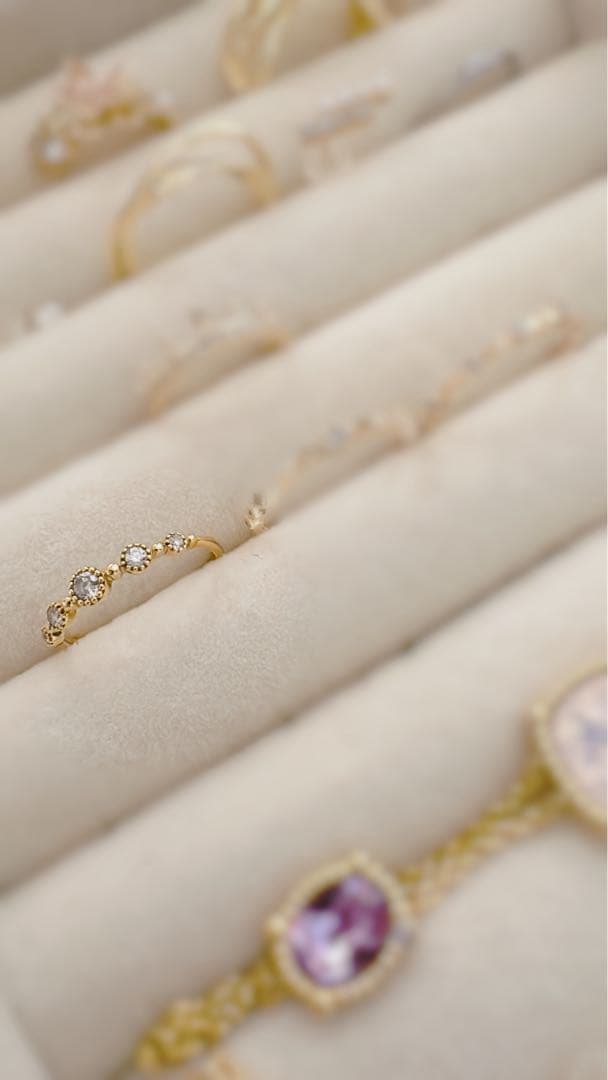 ヴァンドーム青山 k18 ダイヤモンドリング