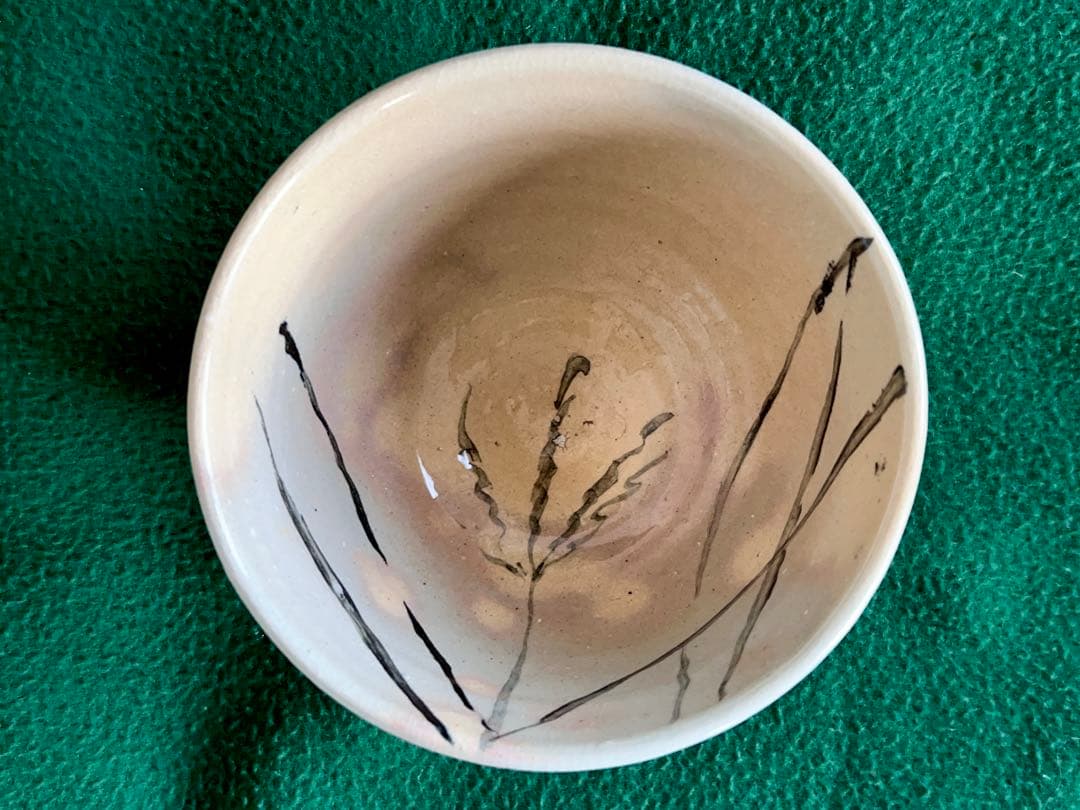 (骨董)宮島焼桔梗絵「表千家宗伴」作