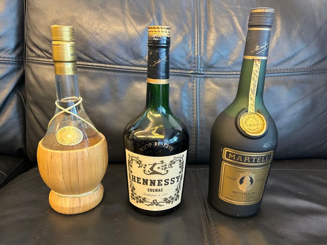 未開栓 古酒　カミュ、ヘネシーほか計8本