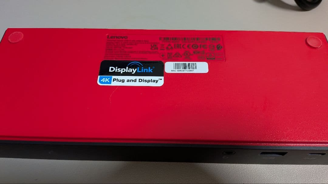 ThinkPad ハイブリッドUSB Type-C/Type-Aドック dock