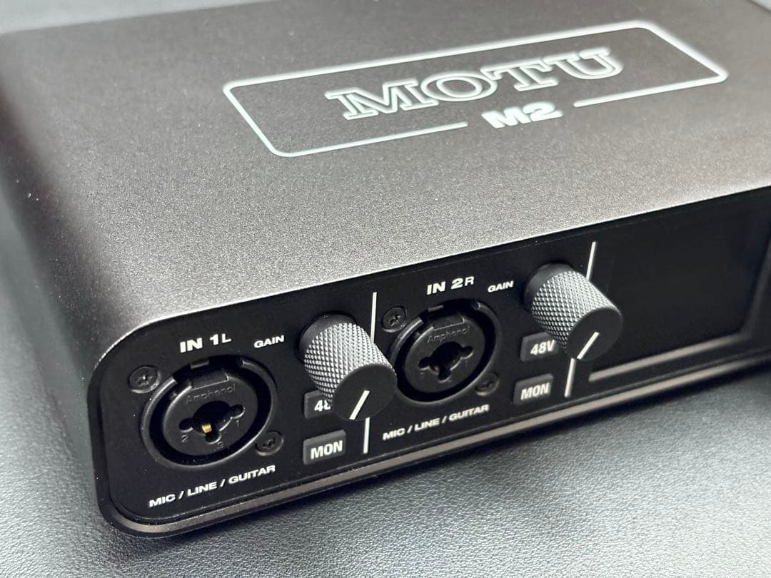 【極美品】MOTU M2 2in 2out USBオーディオインターフェース