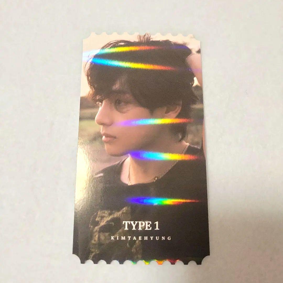BTS V TYPE1 展示会 東京 ランダムフォトチケット テテ テヒョン