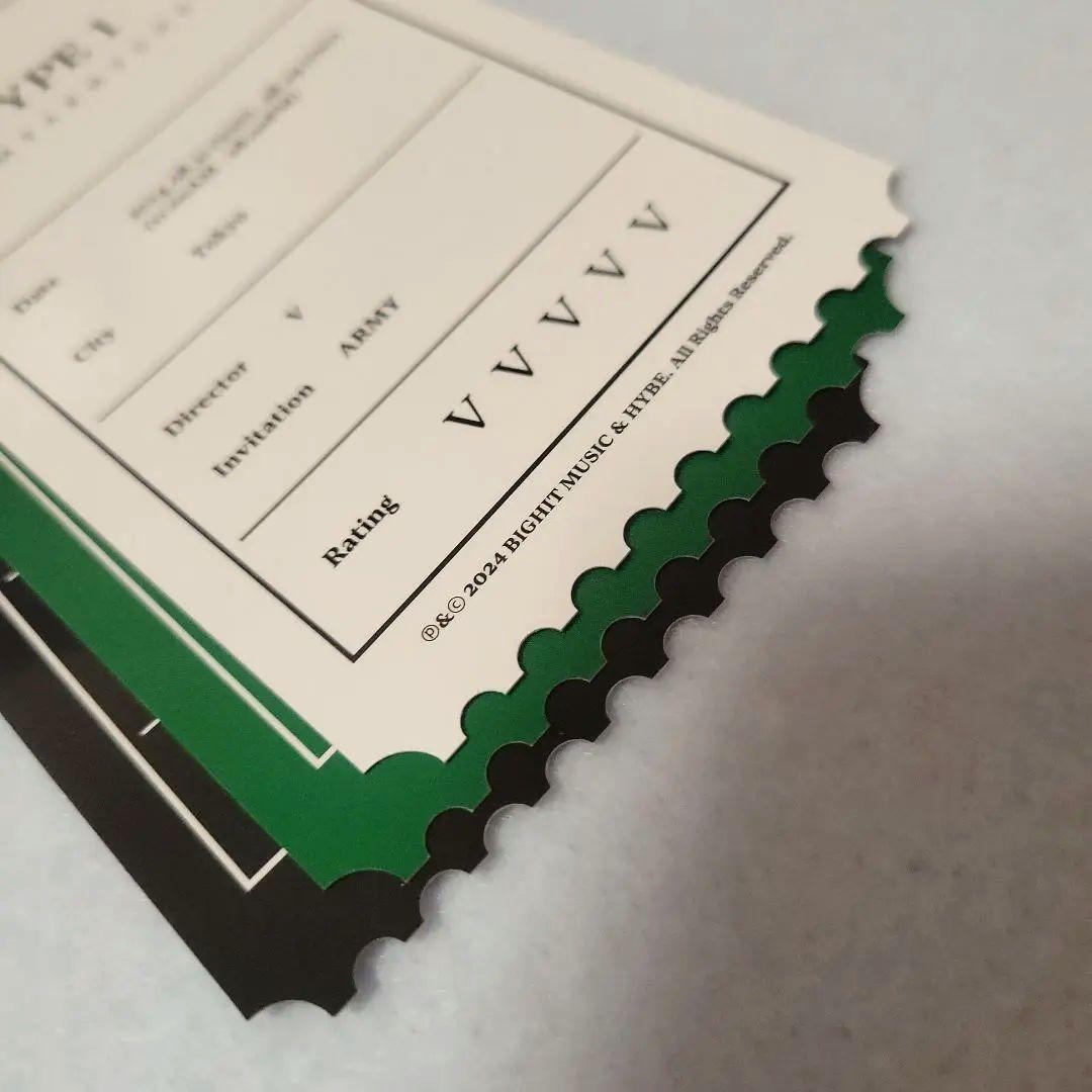 BTS V TYPE1 展示会 東京 ランダムフォトチケット テテ テヒョン