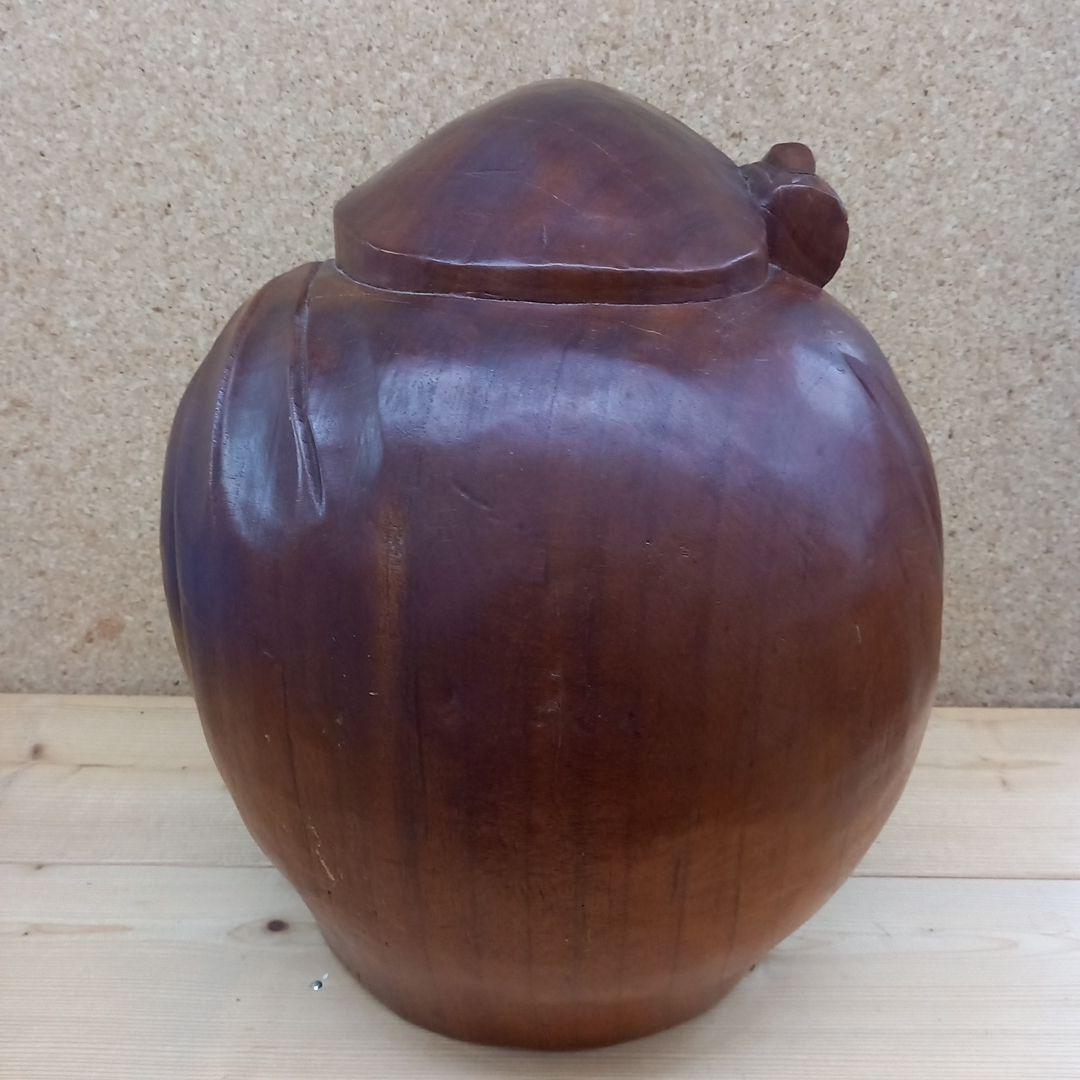 木製 福の神 彫刻　大黒　置物　縁起物　木彫り