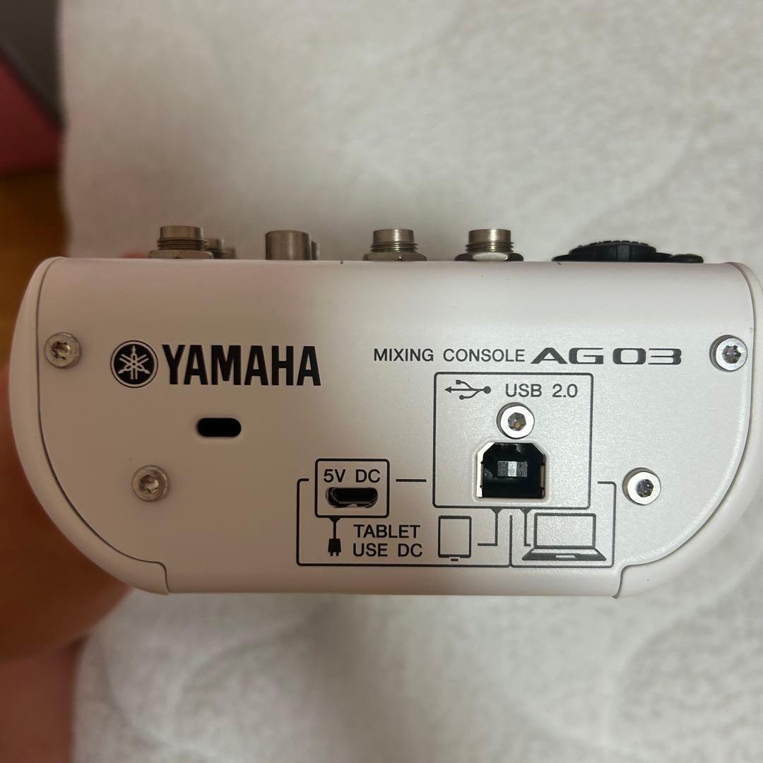 YAMAHA AG03 ミキシングコンソール オーディオインターフェイス