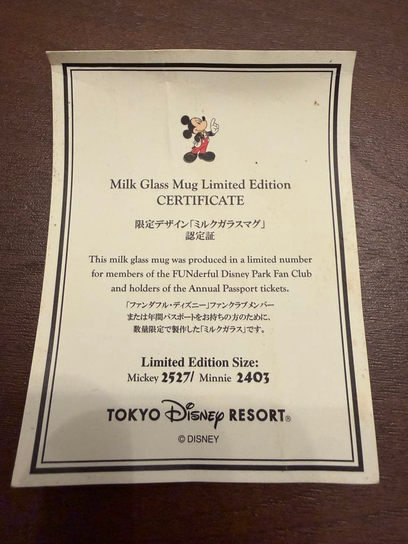 ディズニーリゾート　ファイヤーキング　fire king マグカップ　限定　レア