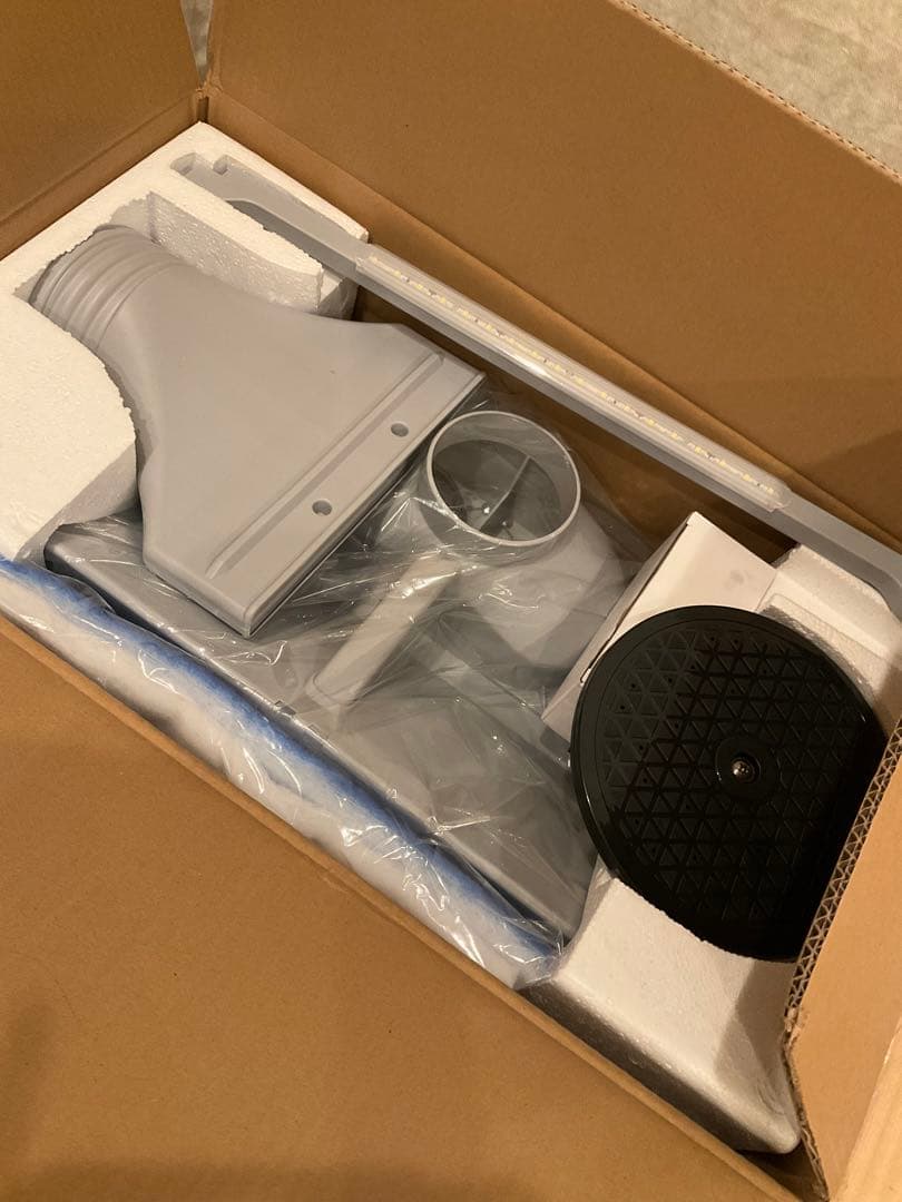 urlife 塗装ブース 2基強力ファン LED照明付き スプレーブース