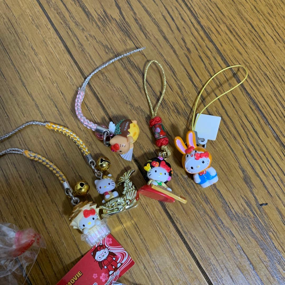 ハローキティ　ご当地ストラップ　根付けまとめ売り