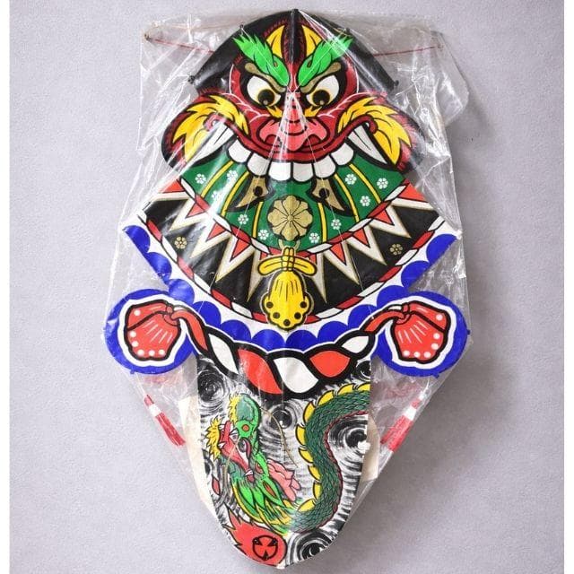 平岡兵次 作 平岡ばらもん凧 福江 長崎 81×51 伝統民芸 和凧 希少 作家