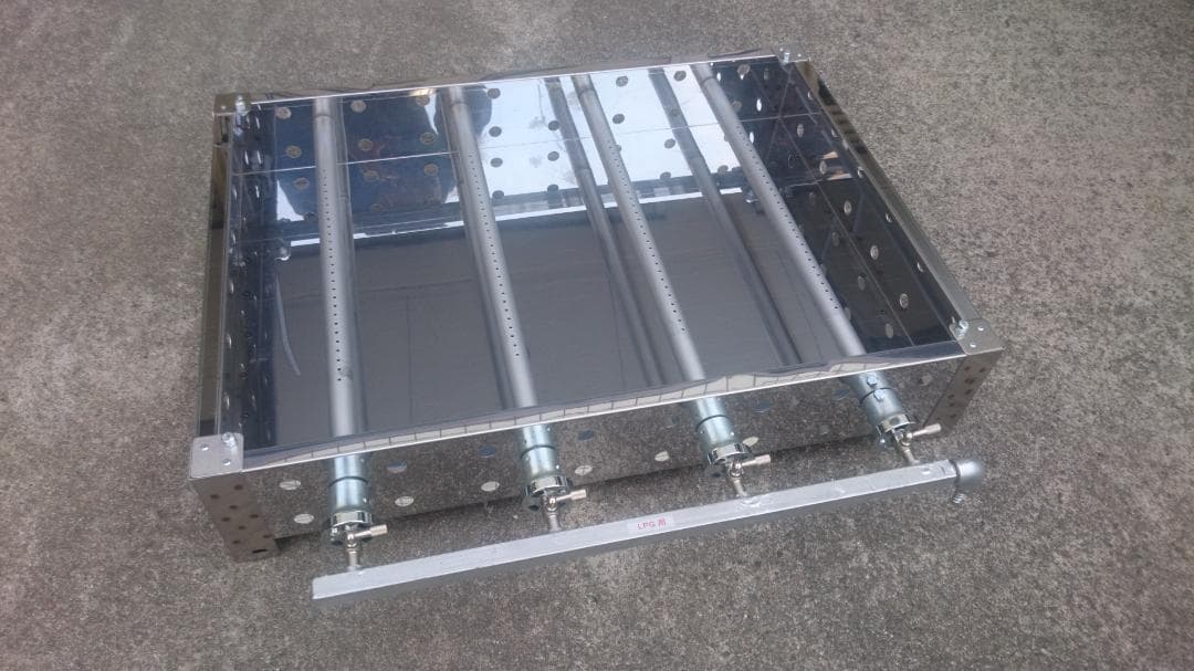 大量調理に 業務用 グリラー 幅750mm 鉄板焼 プロパンガス 屋台 副開業祭