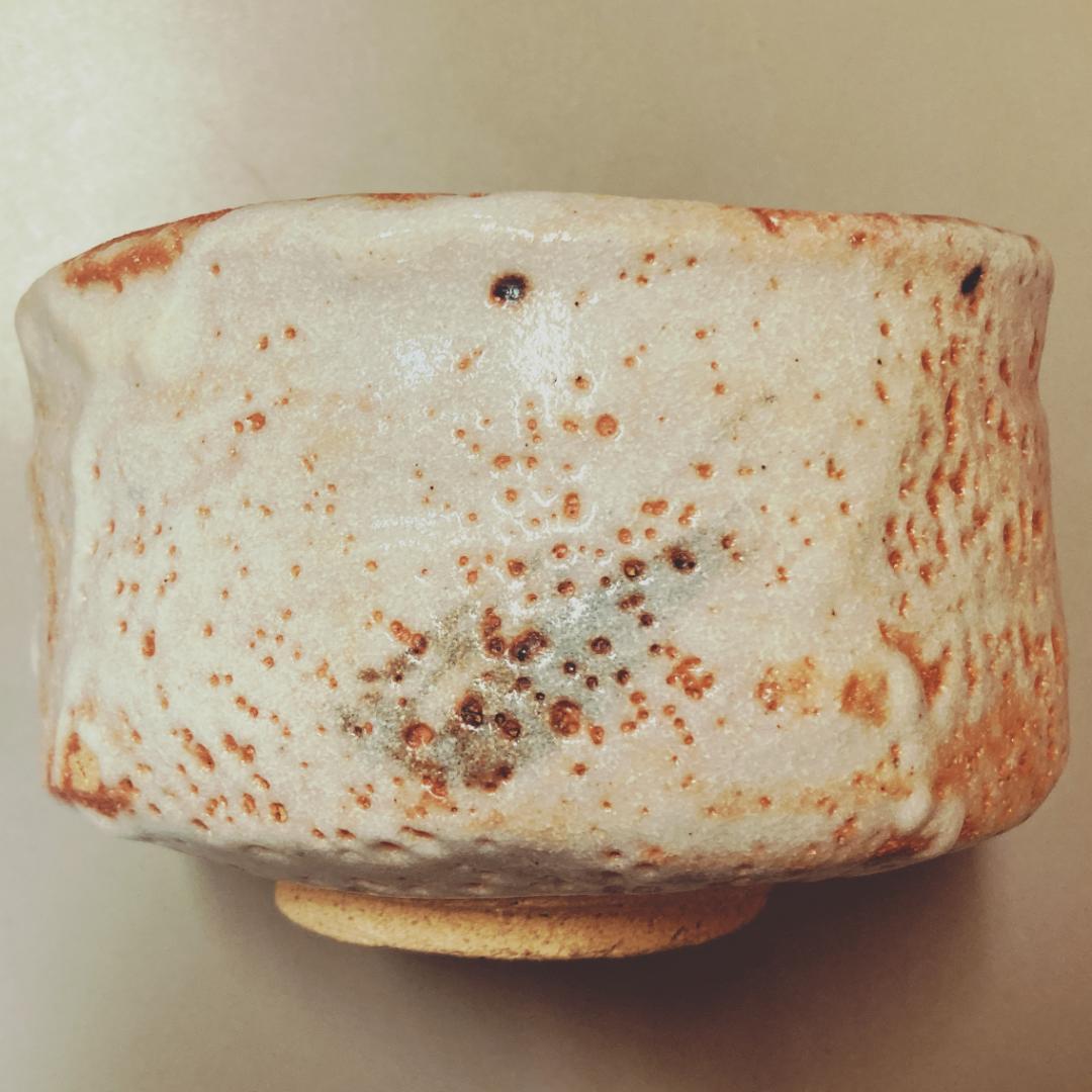 【値下げ】 奥磯太覚 志野 茶碗 【真正保証】