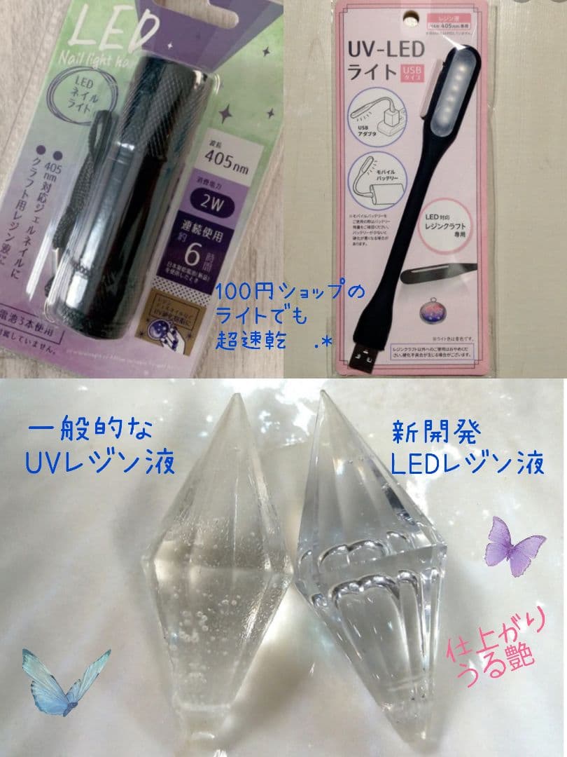 専用レジン液 シエル18本、コーティング剤つき☆