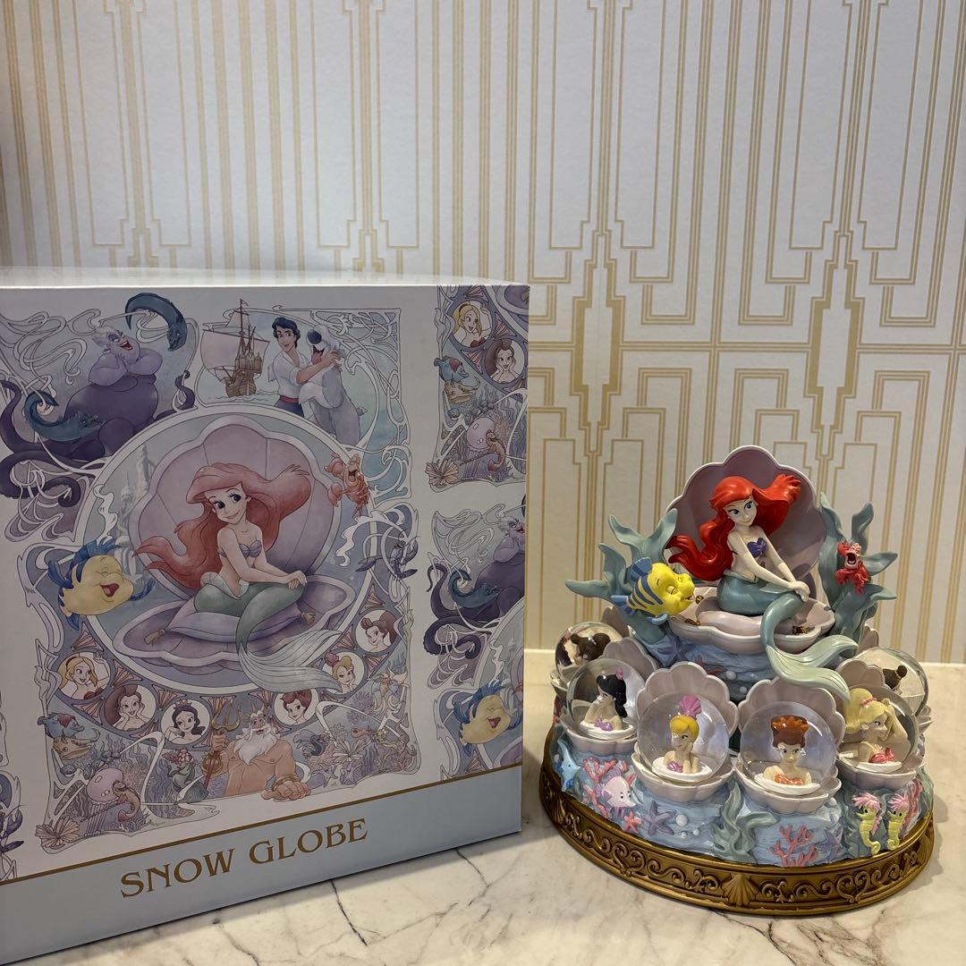 新品　リトルマーメイド スノーグローブ