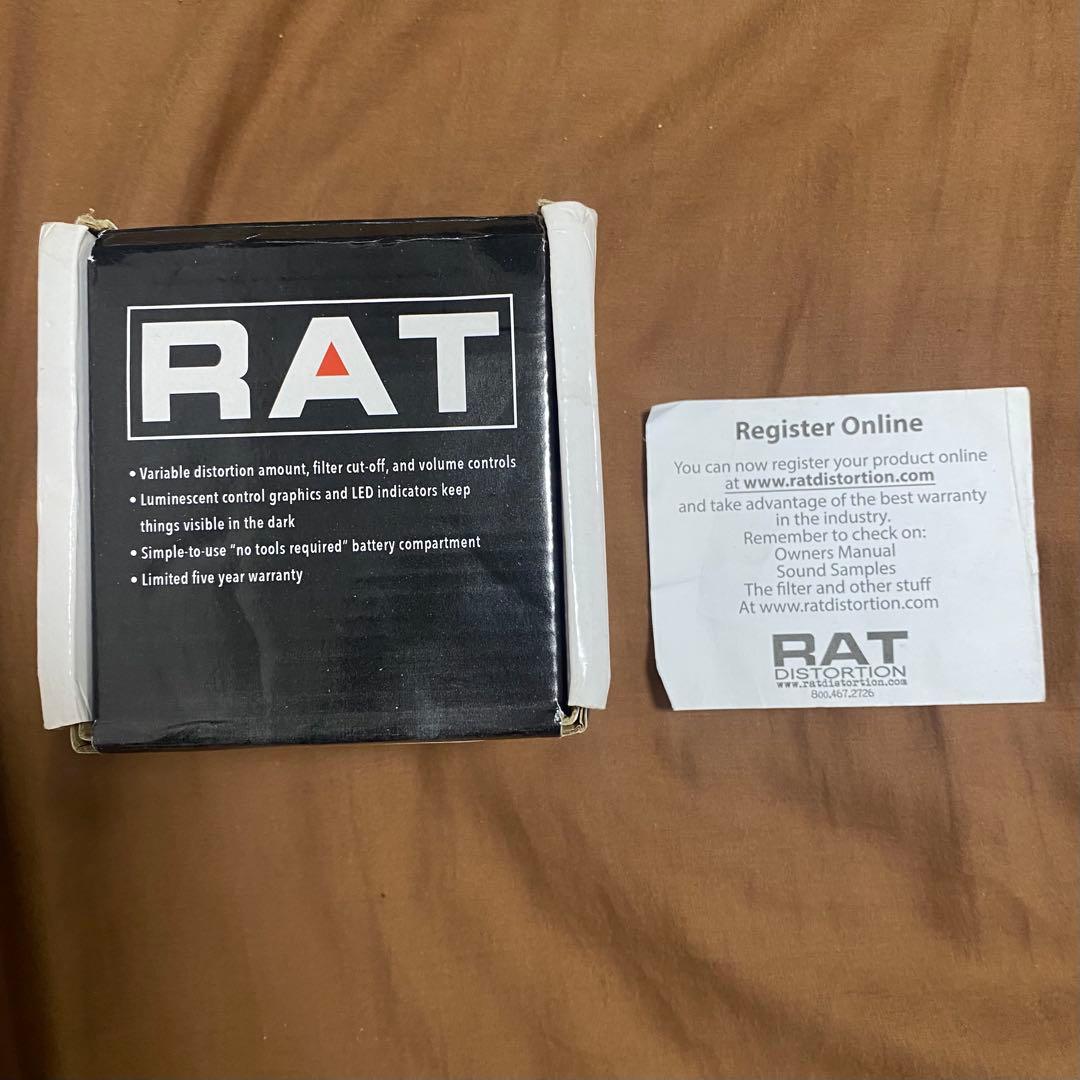 ProCo RAT2 ディストーション EWS裏パネル付 箱あり　動作確認済