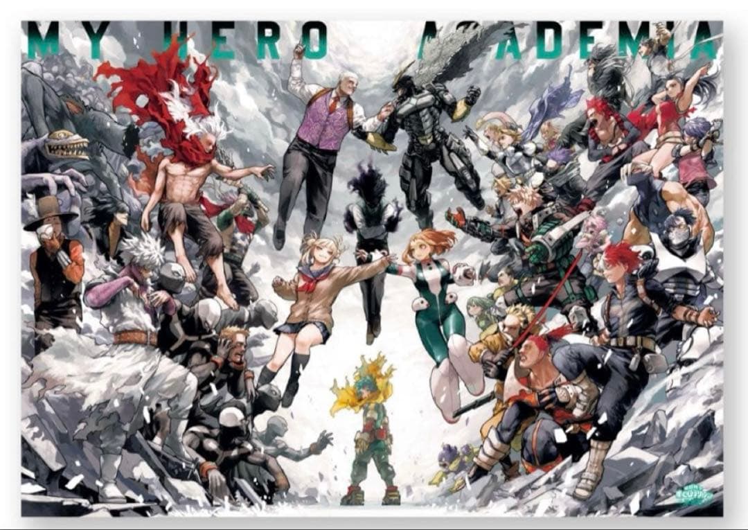 ヒロアカ原画展 B2ポスター キービジュアル リッチポスターA3サイズ