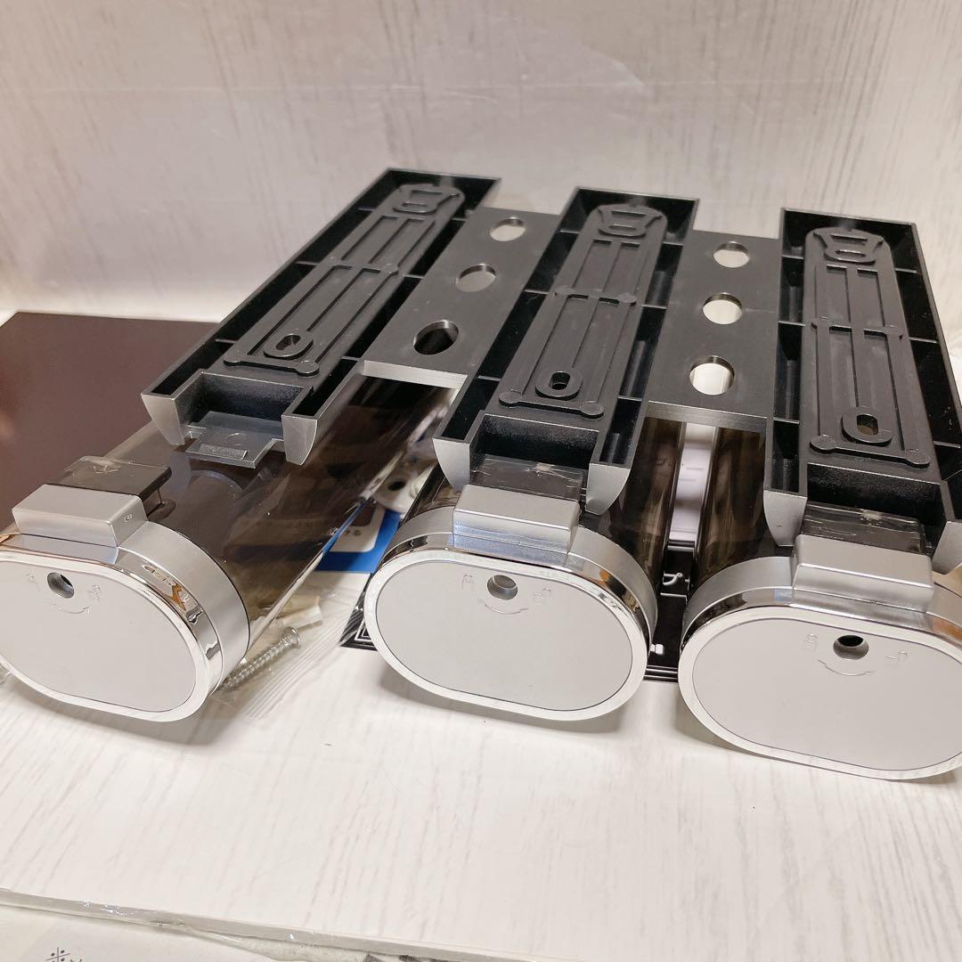 シャンプーディスペンサー 壁掛 300ml×3