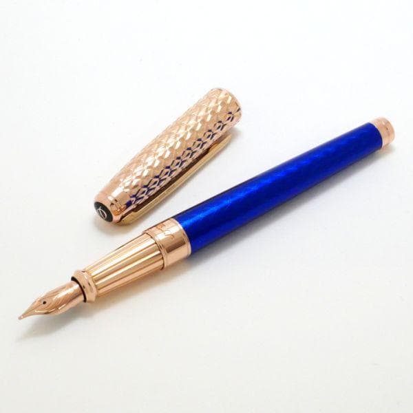 デュポン S.T.Dupont 420030L ドラゴンギヨシェ ブルー 万年筆