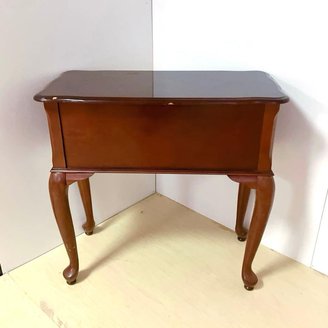 Cherry Queen Anne 猫脚　コンソール　テーブル　サイドテーブル