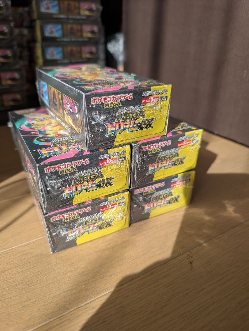 24時間発送 MEGAドリームex シュリンク付 新品未開封品5BOX