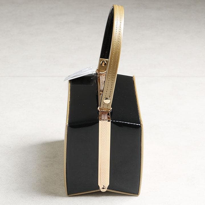 【新品】草履バッグセット 草履26cm (金茶&黒)　03094