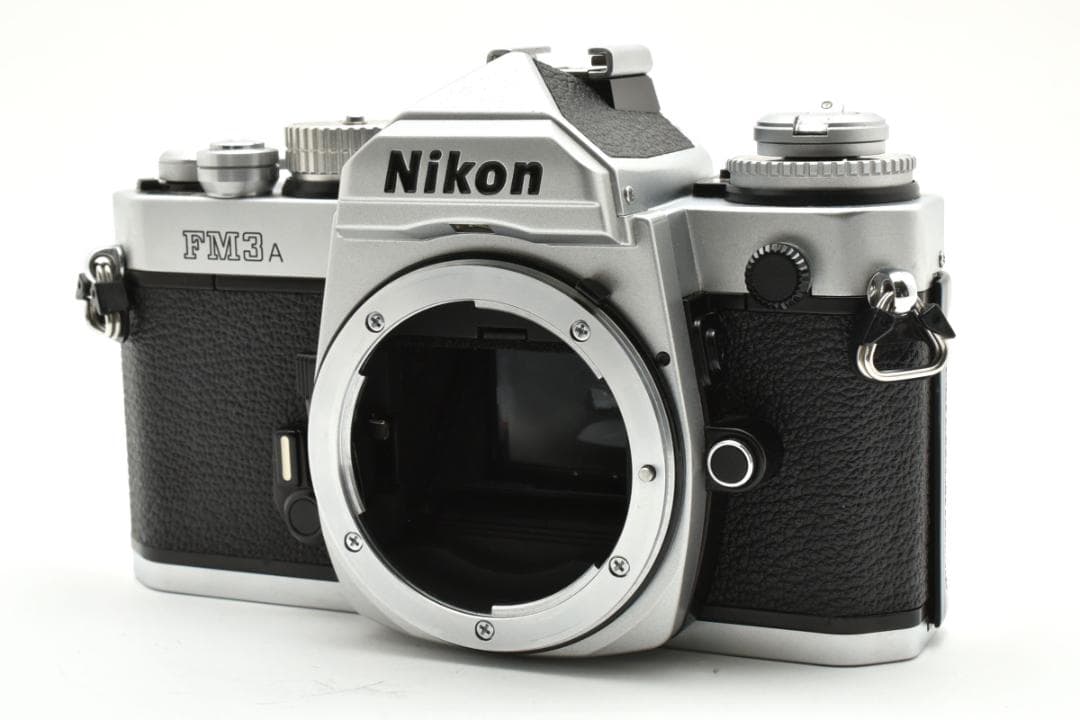 美品 ニコン FM3A 一眼レフフィルムカメラボディ シルバー Nikon
