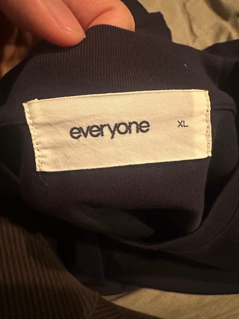 everyone ロングTシャツ XL ネイビー