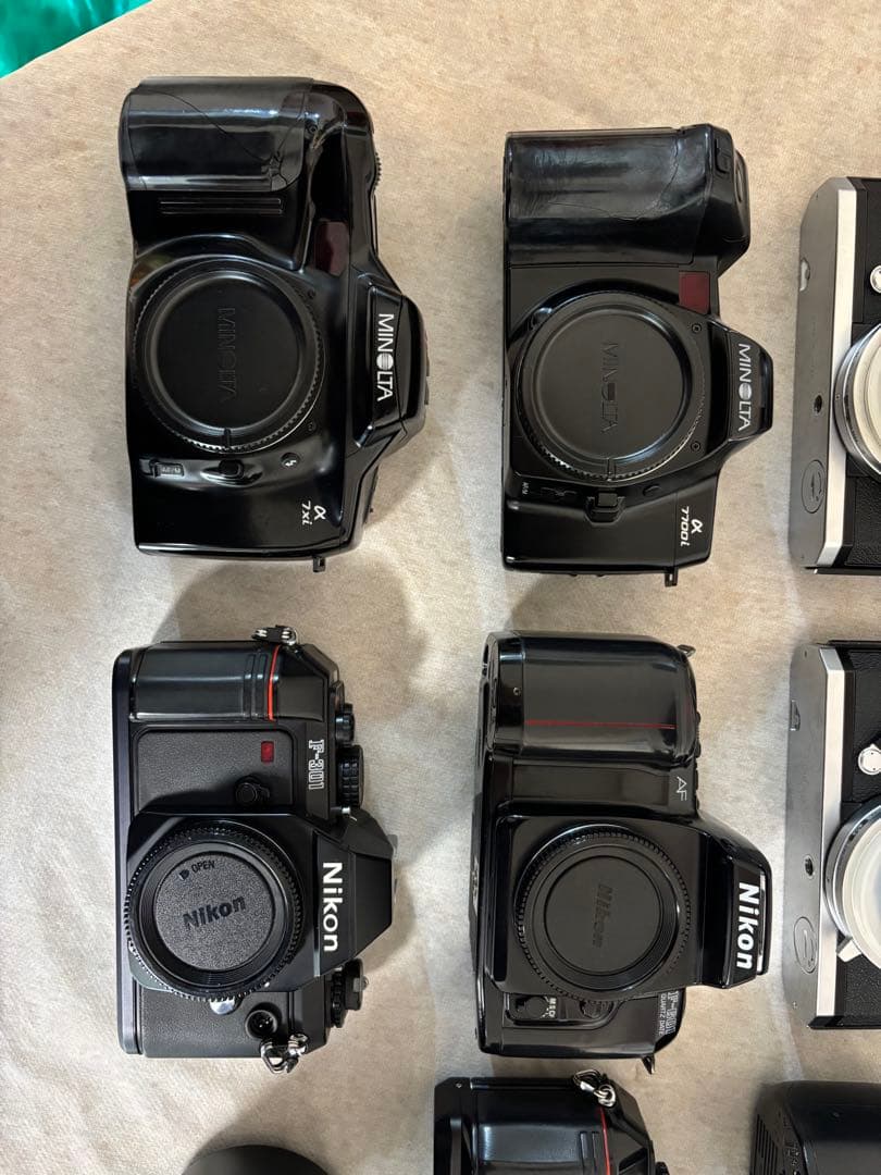 Nikon フィルム一眼レフカメラ8台セット、ジャンク品