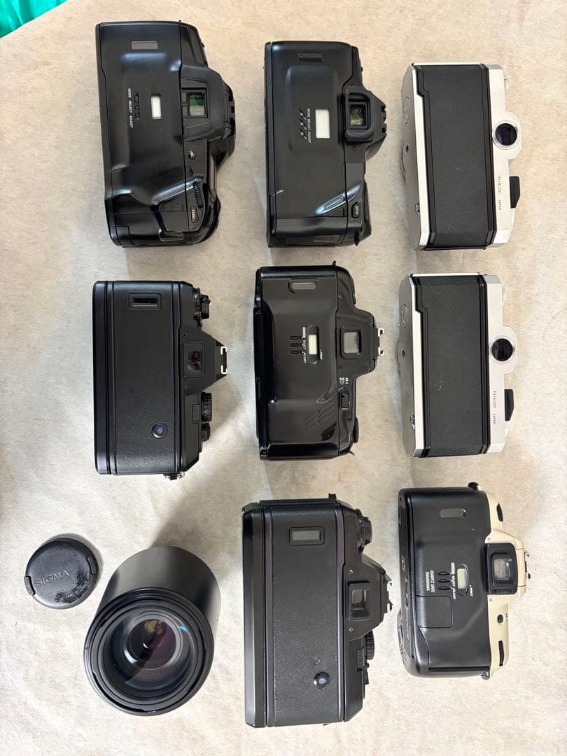 Nikon フィルム一眼レフカメラ8台セット、ジャンク品