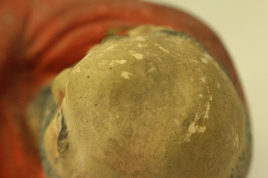 伏見 郷土人形 達磨 在銘 伏見いなり 道八作(ZE464)