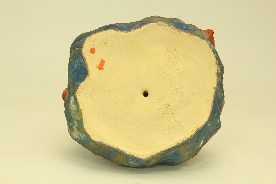 伏見 郷土人形 達磨 在銘 伏見いなり 道八作(ZE464)