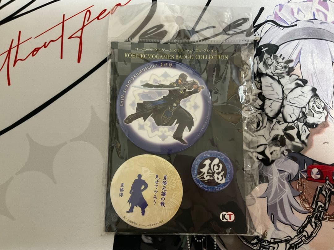 夏侯惇　真三國無双　缶バッジ