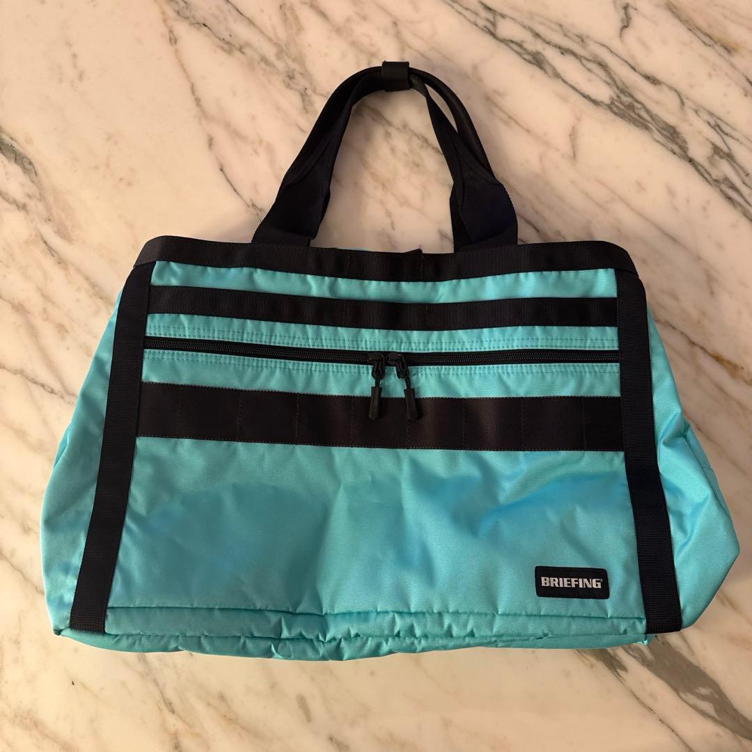 J*2様 激レア　美品　ブリーフィング　ボストンバック　ミント　ティファニーブル