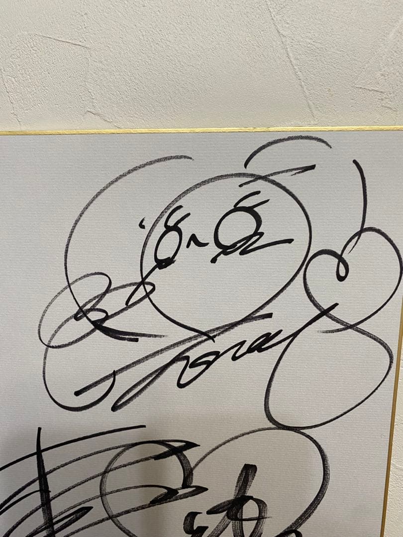 板野友美・河西智美　サイン色紙