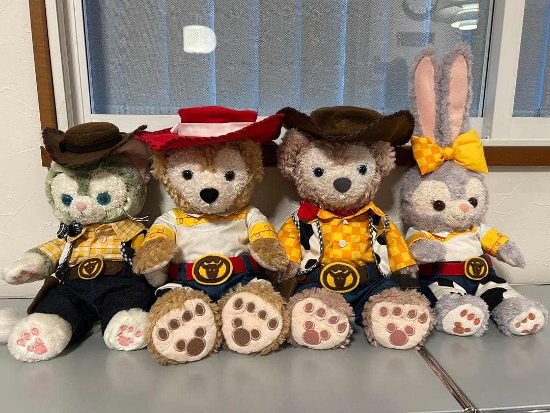 ダッフィー ぬいぐるみ付き！カウボーイコスチューム セット