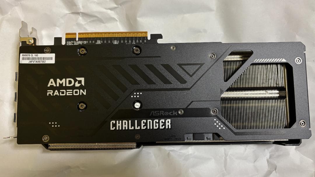 グラフィックボード・グラボ・ビデオカード ASRock Radeon RX 9070 Challenger 16GB