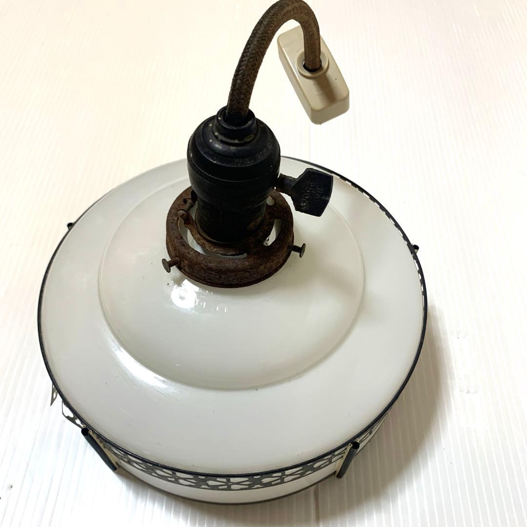 専用　照明　アンティーク　昭和レトロ　大正ロマン　古い照明　ランプシェード　乳白