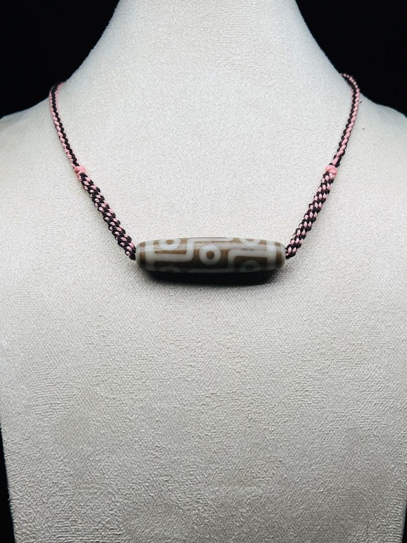 文玩堂：折線九眼天珠