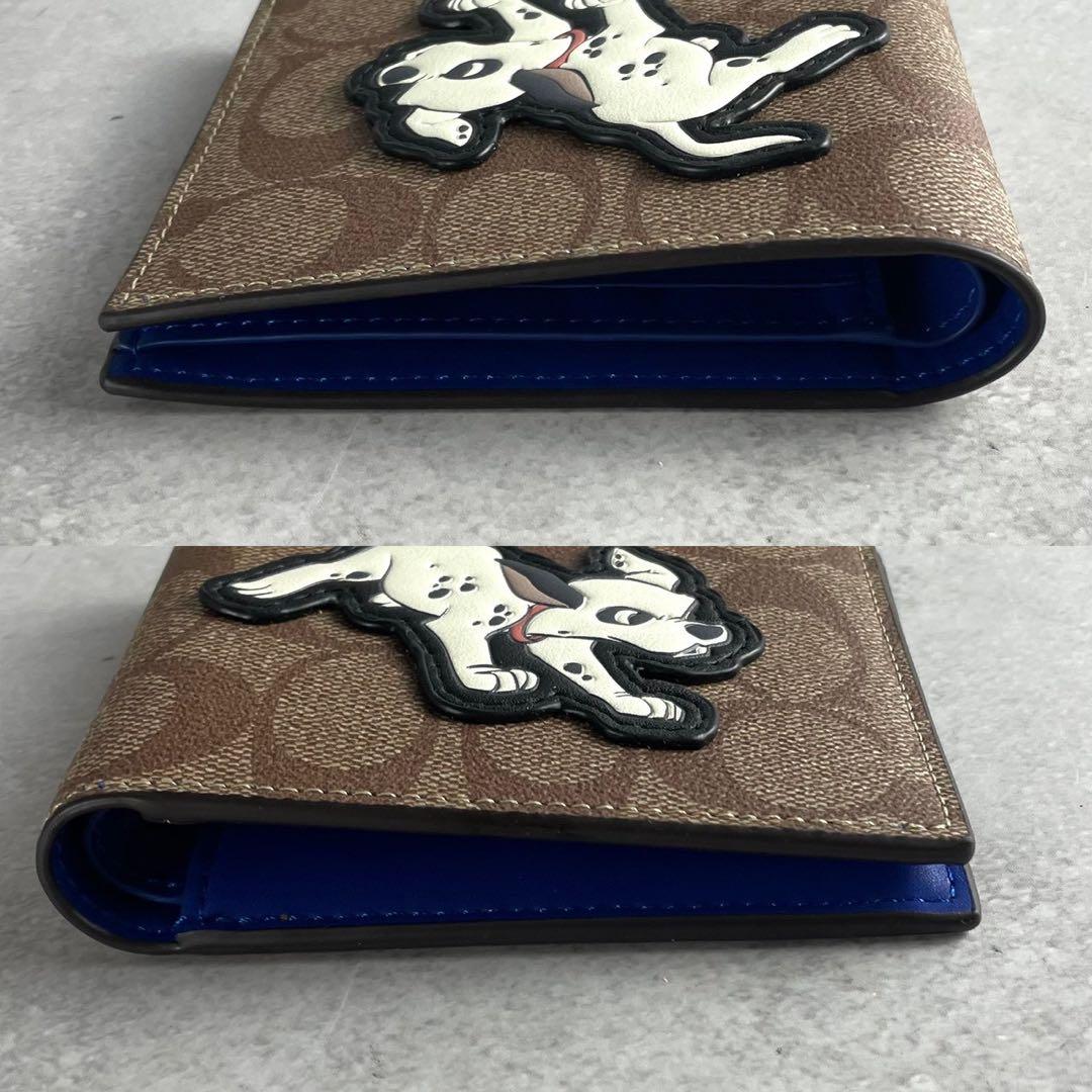 希少✨コーチ 二つ折り財布 PVC ディズニーコラボ パスケース/箱付き