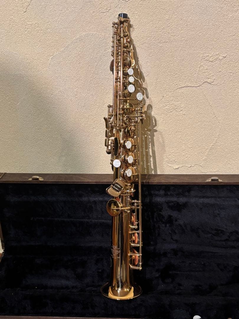 Marcato ソプラノサックス ハードケース　マウスピース付属