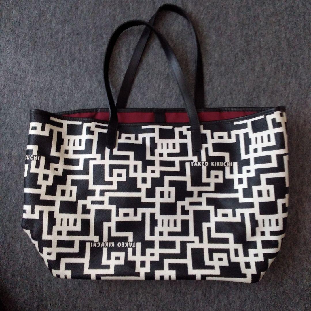布袋寅泰×タケオキクチ　コラボ　トートバッグ　G柄　TAKEO KIKUCHI