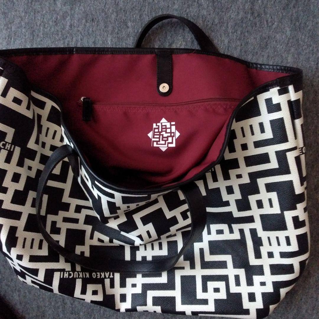 布袋寅泰×タケオキクチ　コラボ　トートバッグ　G柄　TAKEO KIKUCHI