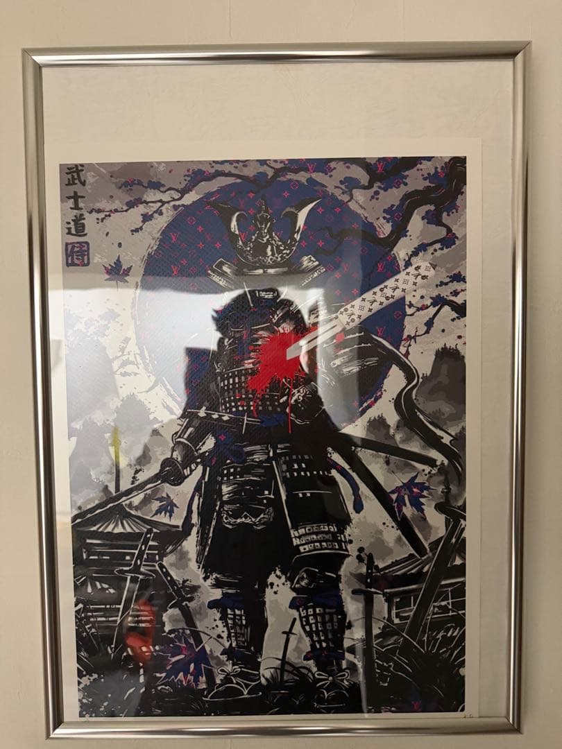 フレーム付き　death nyc 世界限定100枚　サムライバンクシー