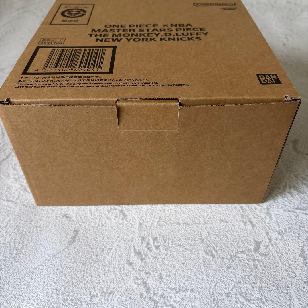 未使用未開封：ワンピース フィギュア NBA ニックス ルフィ ベースショップ