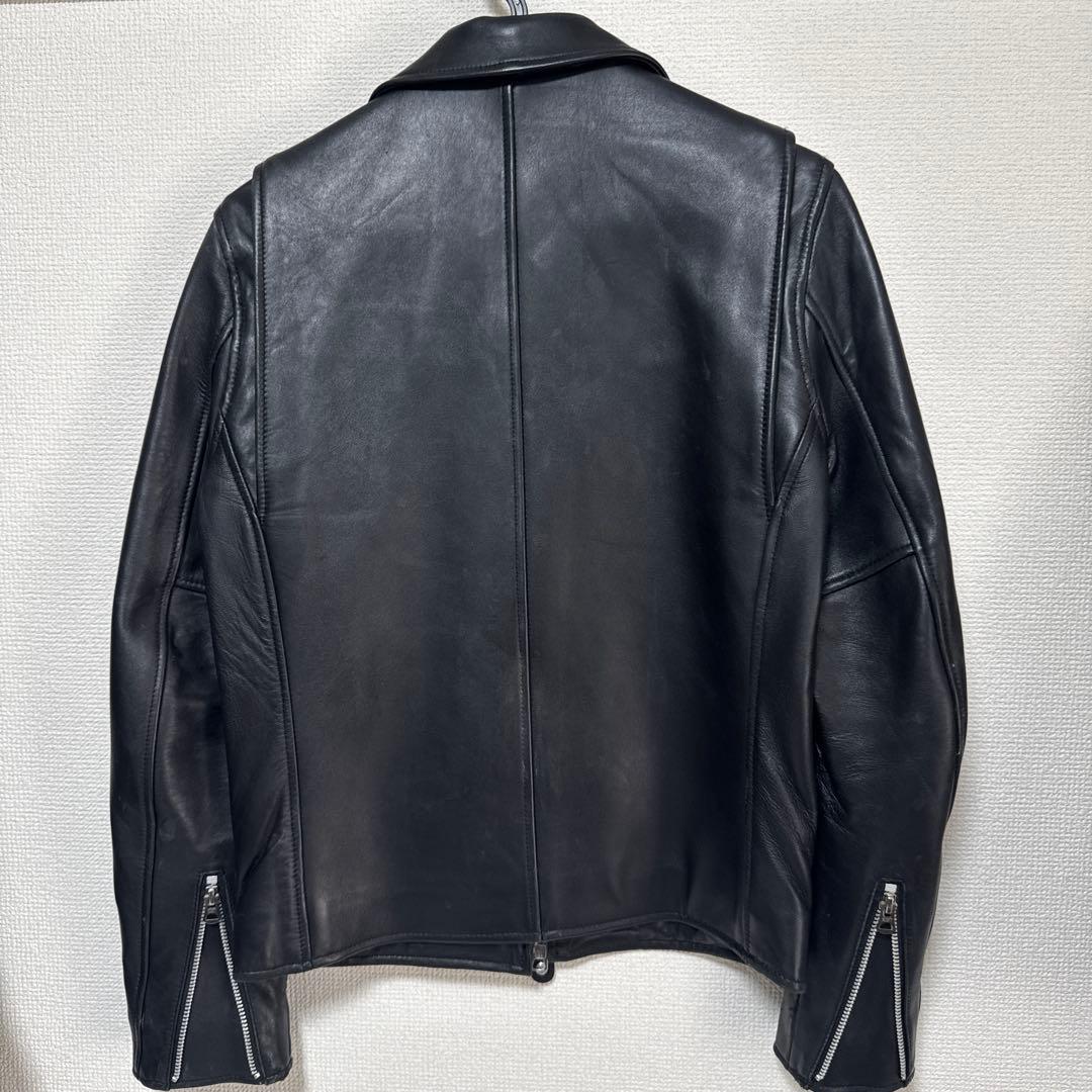 【値引き】Schott×Nano Universe ブラック レザージャケット