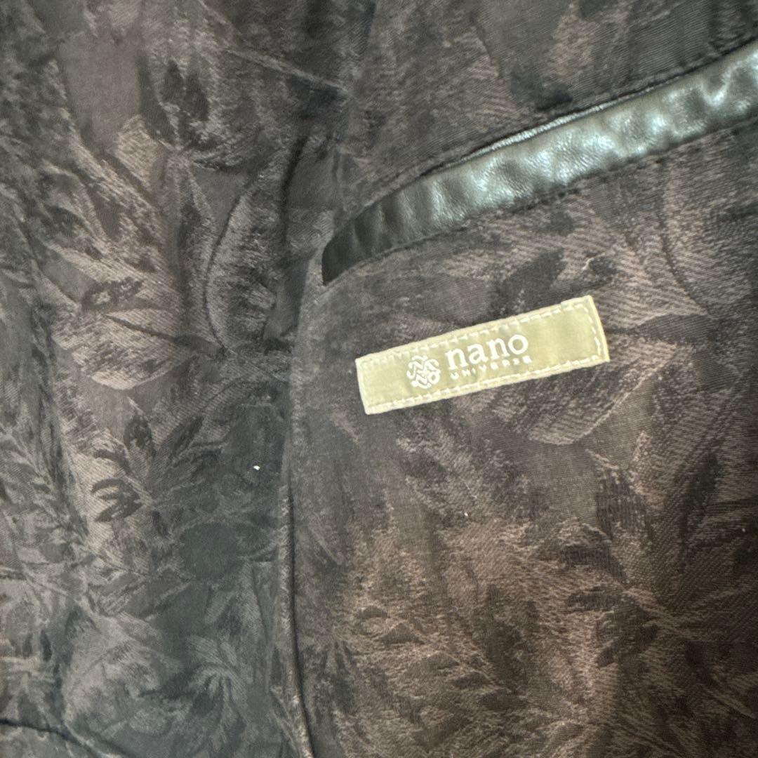 【値引き】Schott×Nano Universe ブラック レザージャケット